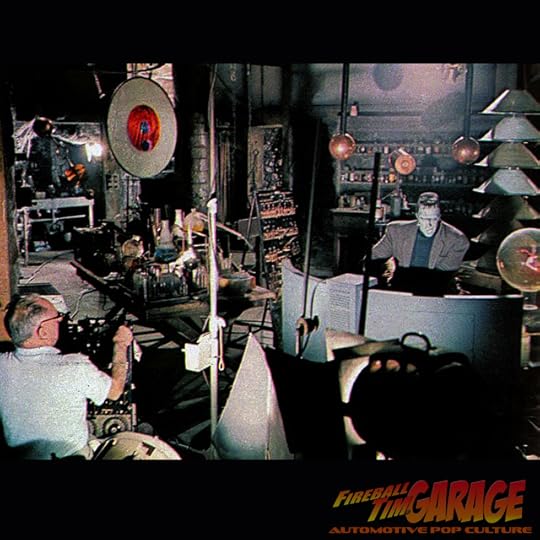 Munsters Dragula Fireball Tim Garage Automotive Pop Culture Art