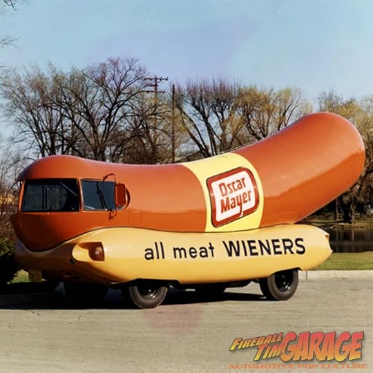 Fireball Tim Garage Automotive Pop Culture Art