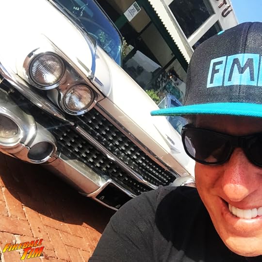 Fireball Tim Garage Automotive Pop Culture Art