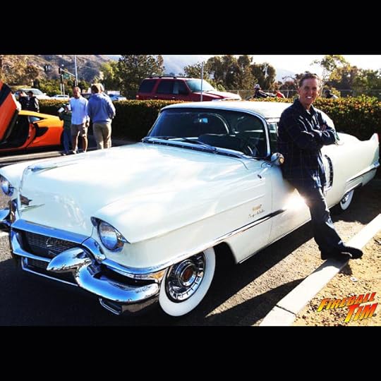 Fireball Tim Garage Automotive Pop Culture Art