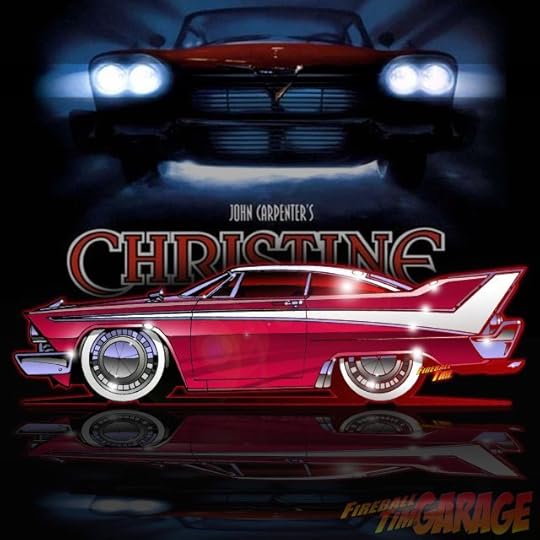 Christine Fireball Tim Garage Automotive Pop Culture Art