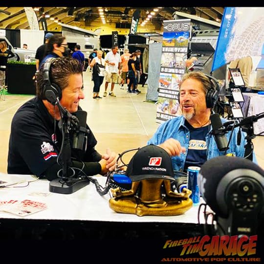 Fireball Tim Garage Automotive Pop Culture Art