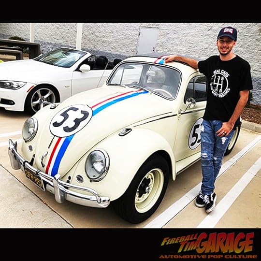 Fireball Tim Garage Automotive Pop Culture Art