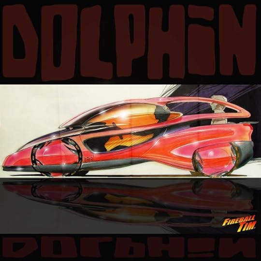 Fireball Tim Garage Automotive Pop Culture Art