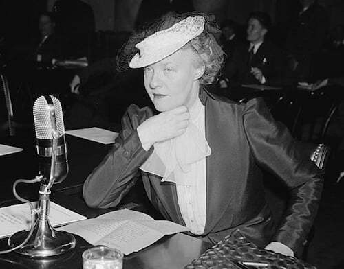 Dorothy Thompson advocates repeal of Neutrality Act, 1939