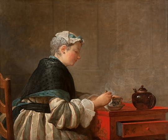 Jean-Baptiste-Siméon Chardin / A Lady Taking Tea, Public domain, via Wikimedia Commons