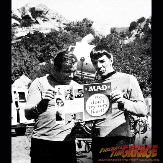 Star Trek Fireball Tim Garage Automotive Pop Culture Art