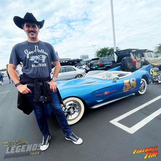 Fireball Tim Garage Automotive Pop Culture Art