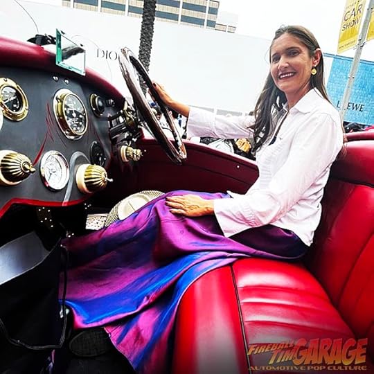 Fireball Tim Garage Automotive Pop Culture Art