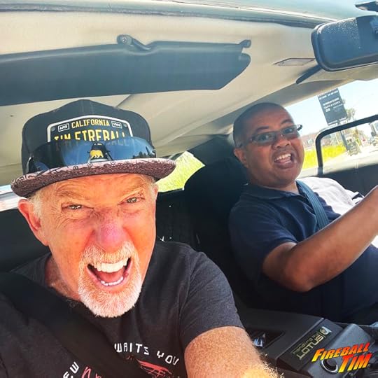 Fireball Tim Garage Automotive Pop Culture Art