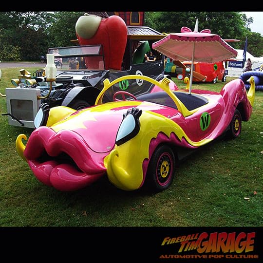 Fireball Tim Garage Automotive Pop Culture Art