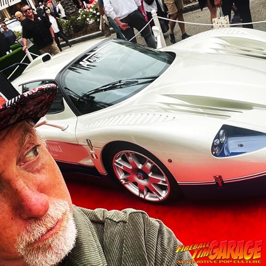 Fireball Tim Garage Automotive Pop Culture Art