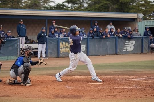 Max Farfan emerged in the second half of the season, filling a void at shortstop for CSUMB. (Katie Tozier -- Courtesy of CSUMB)