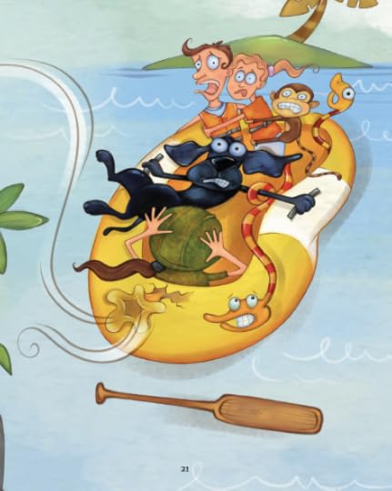 Ooops, over the waterfall