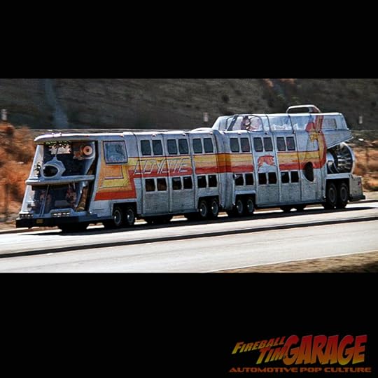 Big Bus Fireball Tim Garage Automotive Pop Culture Art