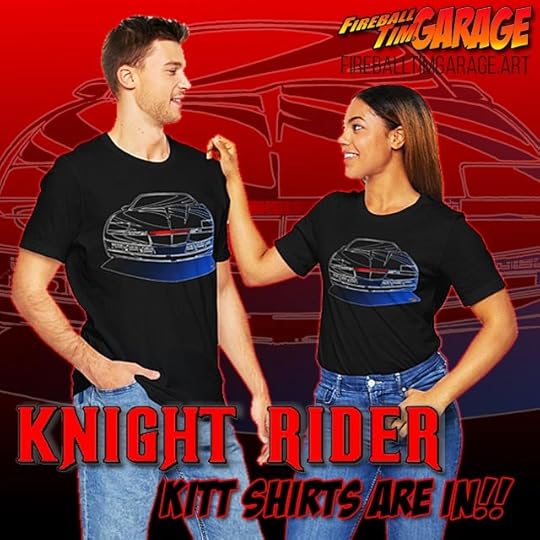 Fireball Tim Garage Automotive Pop Culture Art