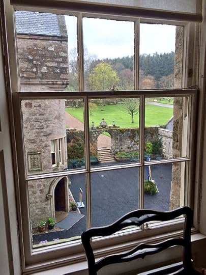 castle windows at Drum