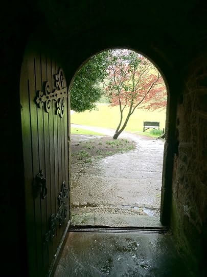 chapel door at Drum Castle