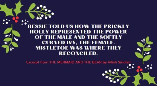 Festive quote from THE MERMAID AND THE BEAR by Ailish Sinclair