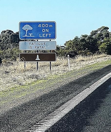 Remember: Fatigue is Fatal road sign