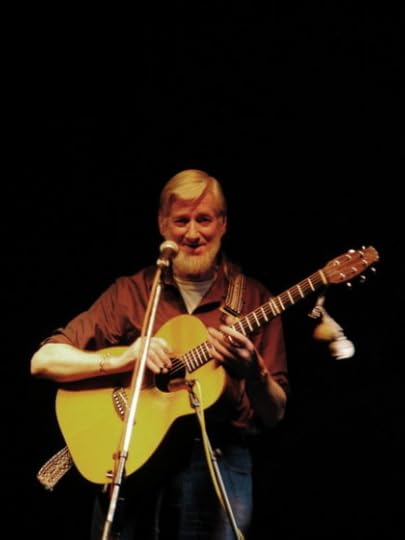 Dave James with guitar, it's an old photo I think he was in his early sixties.