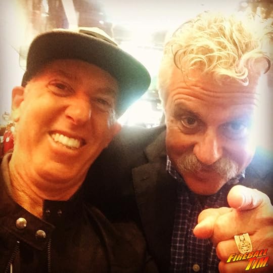 Fireball Tim Garage Automotive Pop Culture Art