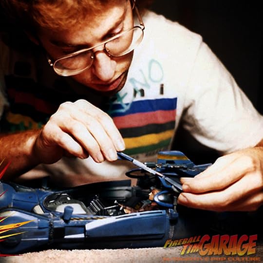 Fireball Tim Garage Automotive Pop Culture Art