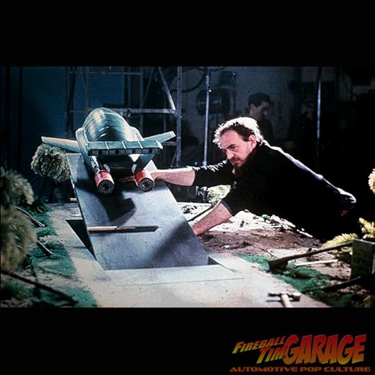 Fireball Tim Garage Automotive Pop Culture Art