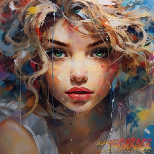 Fireball Tim Garage Automotive Pop Culture Art