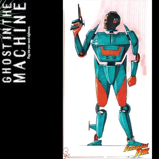 Fireball Tim Garage Automotive Pop Culture Art