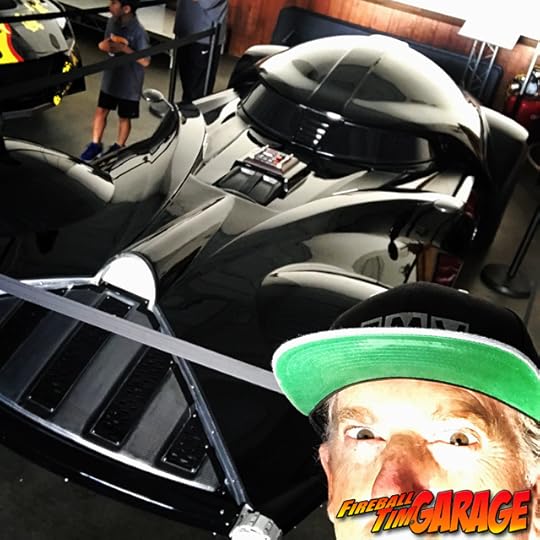 Fireball Tim Garage Automotive Pop Culture Art