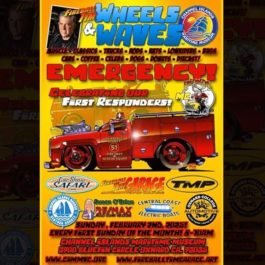 Fireball Tim Garage Automotive Pop Culture Art