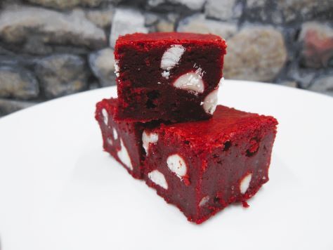 Bready or Not Original: Red Velvet Brownies in Two Sizes 