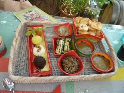 tray of Provence food