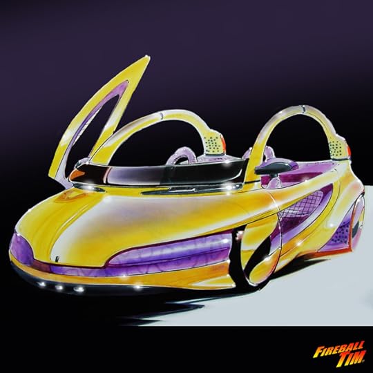 Automotive Pop Culture Art by Fireball Tim Garage