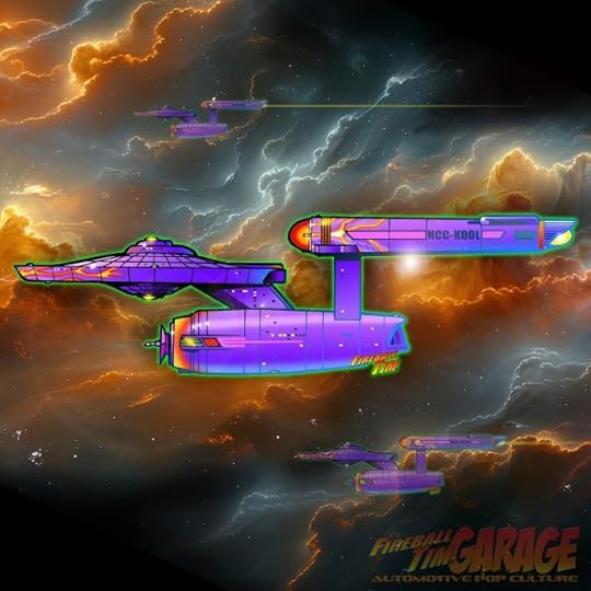 Automotive Pop Culture Art by Fireball Tim Garage