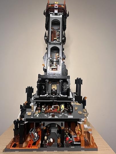 LEGO Barad Dur back slice