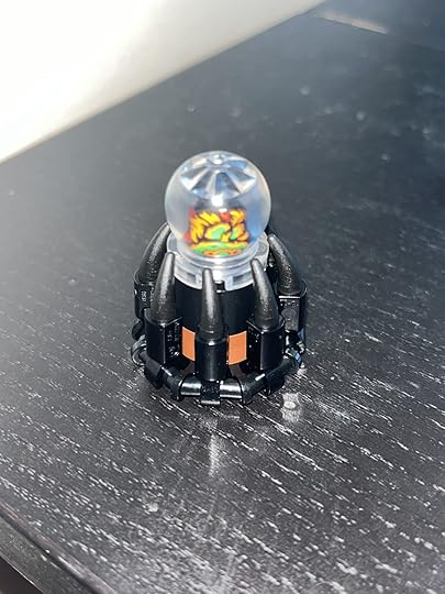 Palantir with Shire burning from LEGO Barad Dur