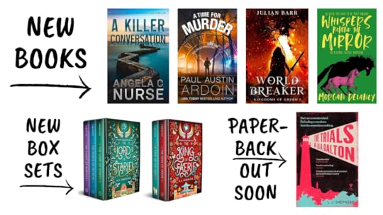 Selection of book cover images launching in early 2025