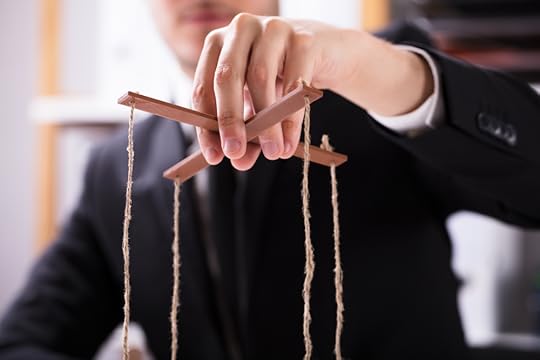 Person controlling another person like a puppet
