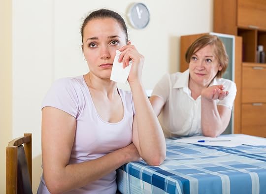 boss talking to a person who is crying