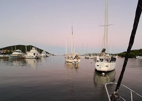 Off the bow tonight