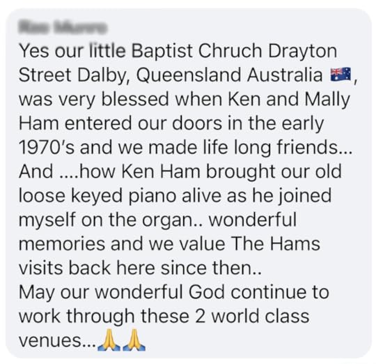 Facebook testimony comment