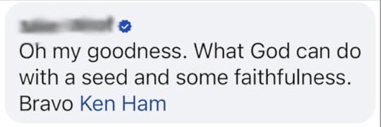 Facebook testimony comment