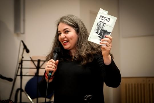 Бистра Величкова на премиерата на книгата си с разкази „Ресто“, 24.03.2023 г.