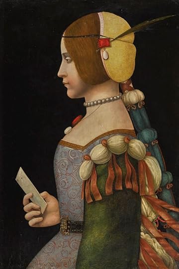 Portrait probably of Beatrice d'Este by Bernardino de' Conti called