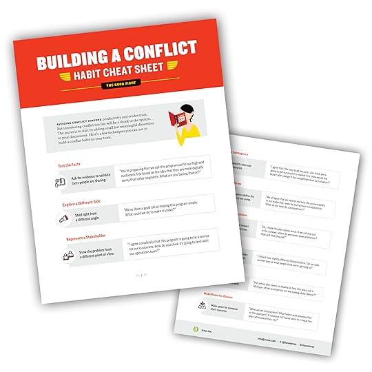 Preview of the conflict habit resource