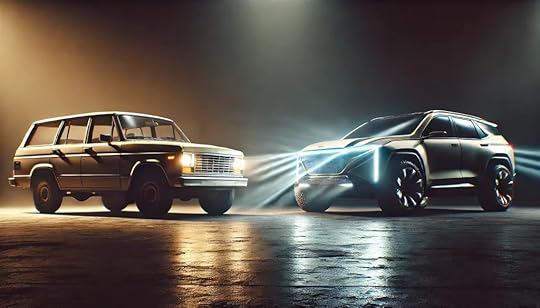 LED headlights vs. halogen headlights