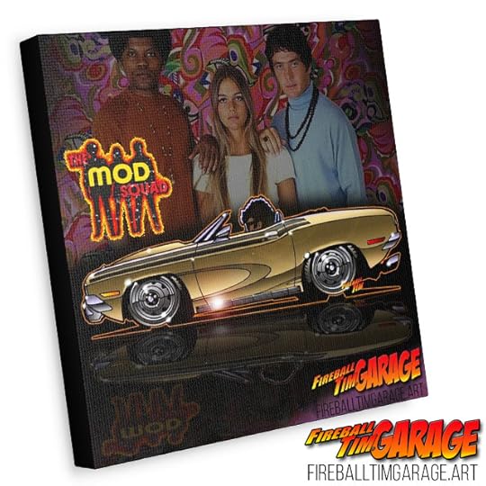 Automotive Pop Culture Art by Fireball Tim Garage 
