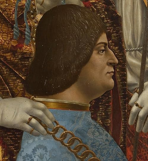 Detail portrait of Ludovico Sforza from the